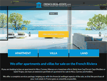 Tablet Screenshot of french-real-estate.com